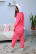 Женская кигуруми пижама взрослая и подростковая Kigurumi Hello Kitty Хеллоу Китти в горошок Розовый M 155-165 см (1084) - изображение 6