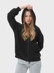 Толстовка на молнии женская Ray Premium Loose U0409W 3XL Черная (RAY2000000042329) - изображение 4
