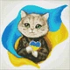 Алмазная мозаика С Украиной в сердце с голограммными стразами 30х30 Идейка (AMO7702) - изображение 1