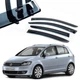 Дефлектори вікон вітровики Volkswagen Golf 5 plus 2004-2014 (VW12) - изображение 1