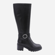 Kozaki damskie skórzane Geox D Damiana D56QCD-00043-C9999 36 Czarne (8058192476723) - obraz 1