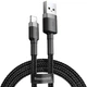 Кабель Baseus Cafule Series USB For Lightning 3м 2A (CALKLF-RG1) Grey/Black - зображення 1