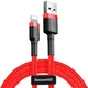 Кабель Baseus Cafule Series USB For Lightning 3м 2A (CALKLF-R09) Red - зображення 1