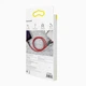 Кабель Baseus Cafule Series USB For Lightning 3м 2A (CALKLF-R09) Red - зображення 9