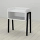 Тумба модульна Ferrum-decor Джузі 540x450x320 метал Чорний ДСП Біле 16 мм (FRD-102968) - зображення 1