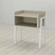 Тумба модульна Ferrum-decor Джузі 540x450x320 метал Білий ДСП Сонома 16 мм (FRD-102978) - зображення 1