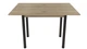 Обеденный стол-трансформер раскладной Берта Ferrum-decor 750x1200x900 Черный металл ДСП Дуб Сонома 16 мм (FRD-105174) - изображение 8