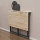 Стіл розкладний Моріс Ferrum-decor 750x1000x600 Чорний метал ДСП Дуб Сан-Марино 16 мм (FRD-104670) - зображення 8