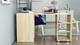 Стол-тумба трансформер Смарт 4/2 с этажеркой Ferrum-decor 1430x1450x600 Черный металл ДСП Дуб Сонома 16 мм (FRD-105133) - изображение 6