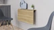 Обідній стіл-трансформер Ніка стіновий Ferrum-decor 420x900x500 Чорний метал ДСП Дуб Сонома 16 мм (FRD-105167) - зображення 8