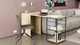 Стіл-тумба трансформер Смарт 2/1 Ferrum-decor 750x1450x500 Чорний метал ДСП Дуб Сонома 16 мм (FRD-105098) - изображение 2