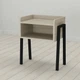 Тумба модульная Ferrum-decor Джузи 540x450x320 металл Черный ДСП Сонома 16 мм (FRD-102971) - изображение 1