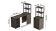 Стол-тумба трансформер Смарт 4/1 с этажеркой Ferrum-decor 1430x1450x500 Черный металл ДСП Дуб Сонома Трюфель 16 мм (FRD-105127) - изображение 8