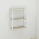 Книжная полка универсальная Ferrum-decor Стим 2 74x63x26 белый ДСП Дуб Сонома 16мм (FRD-104112) - изображение 1