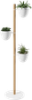 Kwietnik Umbra Floristand stojący biało-brązowy 139 x 44 cm (028295335447) - obraz 2