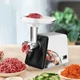 Электрическая мясорубка в металлическом корпусе мощностью 2500Вт RAF R.3367 Белая - изображение 1