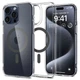 Чехол для Iphone 15 Pro Spigen Ultra Hybrid MagSafe Graphite прозрачный противоударный ACS06716 - изображение 1