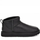 Жіночі уггі Ультра Міні Чорні Шкіряні UGG Classic Ultra Mini Black Leather 1 (38, чорний) - зображення 1