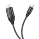 Кабель HOCO UA16 Type-C to HDTV HD on-screen cable Metal Gray (6931474755025) - изображение 2