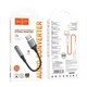 Аудіокабель HOCO LS36 Fresh external sound card USB to 3.5 Black (6942007608879) - зображення 2
