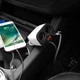 Автомобільний зарядний пристрій HOCO Z28 Power ocean cigarette lighter in-car charger with digital display White (6957531091967) - изображение 4