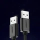 Кабель UGREEN USB 2.0 A Male to A Male Cable 1.5m (Black) (UGR-10310) - зображення 4
