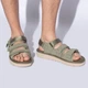 Мужские сандалии замшевые UGG Goldencoast Multistrap 1153095 45 (12US) 30 см Зеленые (196565959102) - изображение 2