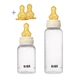 Набор детских бутылочек BIBS Grow and Flow Round Latex 150 мл/270 мл – Ivory - изображение 4