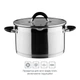 Кастрюля Vinzer Progresso с крышкой 24 см 5.9 л (5907706500559) - изображение 7