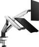 Настольное крепление для двух мониторов Anda Seat Stealth PRO II Duo 17''-42'' Black & White (AD-W-A9-2S-BW) - изображение 7