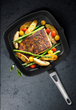 Kwadratowa patelnia grillowa Maku 30.5 x 30.5 cm (6410413030756) - obraz 5