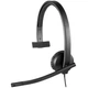 Гарнітура моно із відкидним мікрофоном LOGITECH H570e Corded Mono USB-C Headset - зображення 1