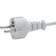 Кабель питания от сети 220 вольт для Apple MacBook Extradigital KBP1796 1.8 м белый - изображение 6