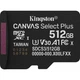 Memory card microSDXC 512GB Kingston Canvas Select Plus Gen3 C10 A1, Retail - изображение 1