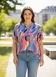 Блуза Erbossi ER006-F 52 Фиолетовый - изображение 5