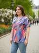 Блуза Erbossi ER006-F 52 Фиолетовый - изображение 10