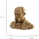 Картонный конструктор Cartonic 3D Puzzle Тарас Шевченко 147 элементов (CARTTARAS) - изображение 5