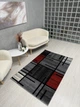 Ковер с невысоким ворсом Espresso 3х5 м. Gray/Red 02239A - изображение 2
