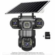 IP-камера уличная с аккумулятором и тройным объективом XON 4G 8000mAh Solar 1080P SmartCam (TCBSM23VB 3992) Черная - изображение 2