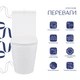 Напольный унитаз Qtap Swan Ultra Quiet с сиденьем Soft-close 640x360x835 мм QT16222182TW White - изображение 4