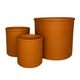 Кашпо Edelman Momo cylinder Mica Decorations круглий 14 см теракотовий - изображение 4