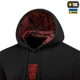 Кофта Один у полі воїн M-Tac Hoodie Hard Black M 20116002-M - зображення 6