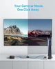 Свитч Anker HDMI Switch 4K@60Hz HDMI Switcher 2 in 1 Out with Smooth Finish Supports HDR 3D Dolby Compatible with Laptops PC Xbox Series PS5 / PS4 Projector - изображение 3