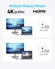 USB-хаб Anker USB-C Hub 5 in 1, 2xUSB-A 2.0, 1xUSB-A 3.0, USB-C PD 90Вт, HDMI 4K@30Гц, 0.25м, grey (A8357) - зображення 5