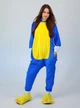 Женская кигуруми пижама взрослая и подростковая на молнии Kigurumi Ёж Соник Sonic Сине-желтый XL 175-185 см. (1099/3) - изображение 3