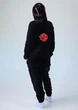 Женская кигуруми пижама взрослая и подростковая на молнии Kigurumi Косплей Аниме Наруто Акацуки Akatsuki Cosplay Черный S 145-155 см. (1107/1) - изображение 6