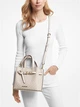 Сумка жіноча Michael Kors Emilia Small Logo Satchel білого кольору - зображення 1