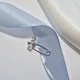 Серебряная Брошка булавка шпилька Ангел с Белыми камнями серебро 925 пробы Родированное 7065р 1.40г - изображение 9
