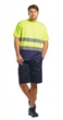 Футболка двухцветная Portwest Cotton Comfort S173 L Желтый/Темно-синий - изображение 4