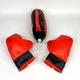 Боксерская груша для детей на стойке с перчатками Punching Ball Set, детский набор для бокса с пружиной, насосом и регулируемой высотой для тренировок и игры дома и на улице Красный/черный, PBS-115 - изображение 4
